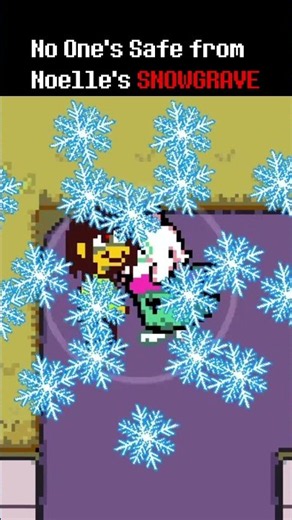 Noelle's SNOWGRAVE is unavoidable (Deltarune) #shorts #fyp