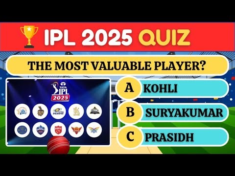 IPL 2025 Quiz | IPL Quiz || Quiz Folks