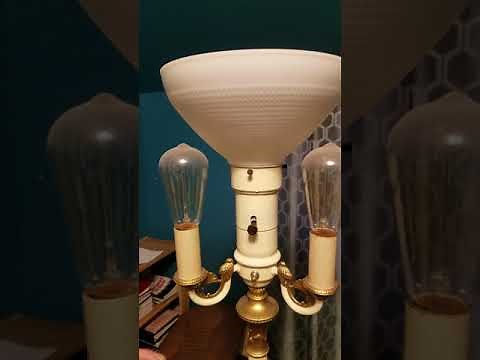 #125 Vintage Mogal floor lamp.