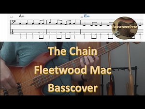 Fleetwood Mac The Chain. Bass Cover Tabs Score Chords Transcription. Bassplayer: John McVie