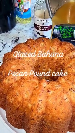 1.9K views · 28 reactions | Yummy, MOIST and super flavorful using Watkins pure vanilla extract, sweet ripe #banaras and crunchy #pecans this #cake is #paradise #cakes #banana #poundcake #bundtcake Nordic Ware Sofana B Miller | Mama Sofana's Buttercream Dreams | Facebook