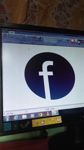 MS paint par facebook ka logo #aasan #easy #Day tech