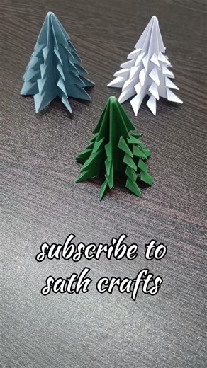 DIY Christmas tree paper craft tutorial #papercraft #diy #christmas #christmastree #decoration