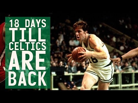 18 days till Celtics are back: #18 Dave Cowens with one of the greatest dives for loose ball ever!