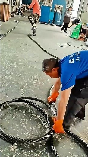 The Most Satisfying Wire Rope Coiling Technique You'll See Today