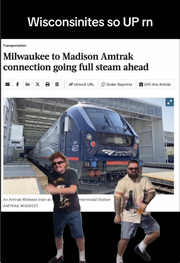 From game day to the bar… just one train ride in between 💯🔥 #wisconsin #madison #milwaukee