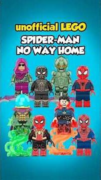 LEGO Spider-Man No Way Home | Full Set Premium Custom Minifigures