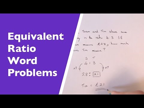 How To Solve Equivalent Ratio Word Problems (finding how many boys are in a class given the girls)