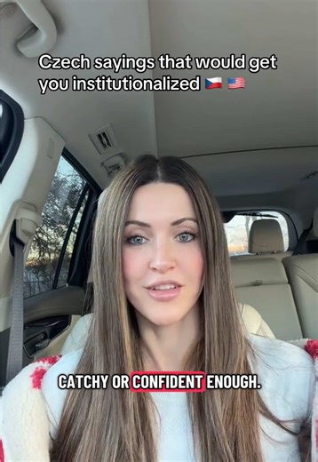 Czech sayings that don’t translate into English 🇨🇿 Growing up in Czech culture, these phrases were completely normal until I moved to the U.S. and realized how unhinged they sound in English. Language differences, immigrant humor, cultural misunderstandings you don’t notice until you live abroad.😝 #czech #czechtok #languagetok #immigranttok #expatlife