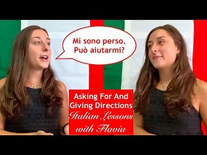 🇮🇹 Italian Lessons with Flavia - Asking for and Giving Directions - Build your Italian Vocabulary 🇮🇹