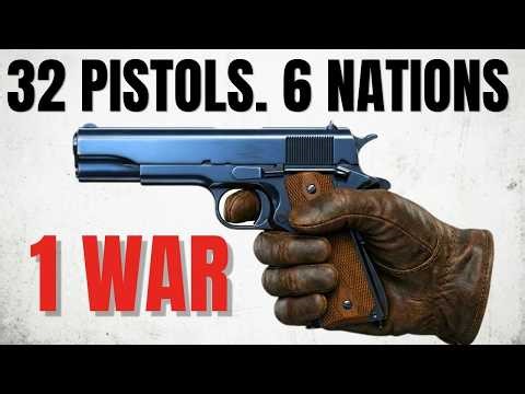 Every Pistol & Revolver Used in WWII From Every Nation