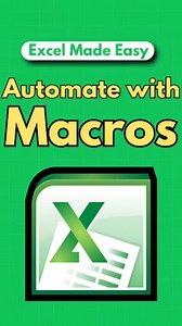 4.3K views · 33 reactions | Automat with Macro- Excel Tips #exceltricksexcel #exceltipstricks #microsoftexcel #exceltricks #exceltraining #ExcelTricksAndTips #msexcel #excel #Excel #msexcelformulas #exceltips #msoffice #ExcelForBeginners #msexceltutorials #Msexcel | Cyber Security And Tricks For Computer and Mobile | Facebook