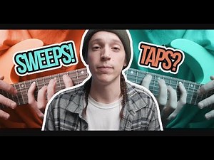 Better than sweeping... tapped arpeggios