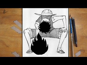 Epic Luffy Gear 2 Drawing Tutorial | Learn How to Draw One Piece Characters