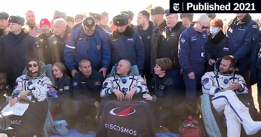 Russian Film Crew Wraps Space Station Shoot and Returns to Earth