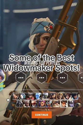 Some GREAT Widowmaker spots! 🔥🕷️ Use these in game and you’ll rank up quick!! #overwatch #widowmaker #overwatch2 #owtips