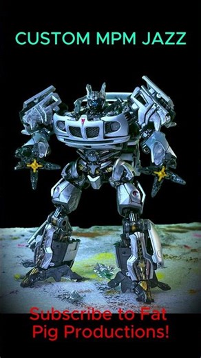 Custom Painted Movie Masterpiece Jazz #toys #transformers #jazz #cars #paint #custom