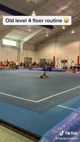 Old Level 4 Floor Routine Gymnastics: Vintage Drills and Routines