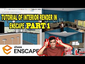 TUTORIAL OF INTERIOR RENDER IN ENSCAPE PART 1