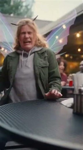 Fairy vs QR Menu: Auto Flash Jump Scare Face Plant! #shorts #viral