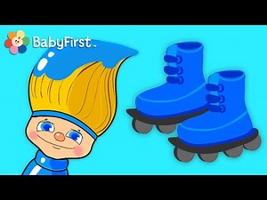 Blue Skies Ahead | Color for Kids | Petey Paintbrush | BabyFirstTV