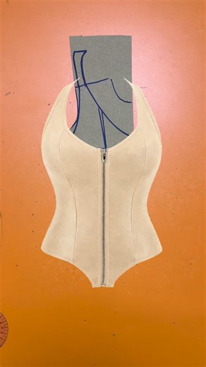 Jenny Collins on Instagram: "Edgy Top Pattern Making Tutorial #sewing #fashiondesign #diyfashion #pattern #top"