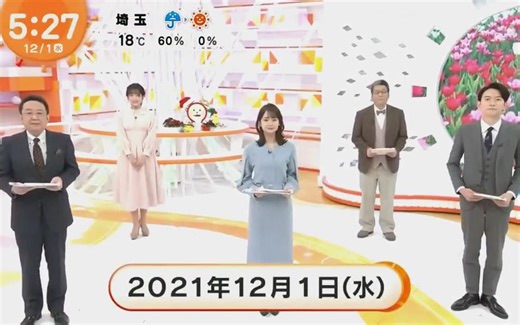 フジテレビ めざましテレビ 2021年12月01日