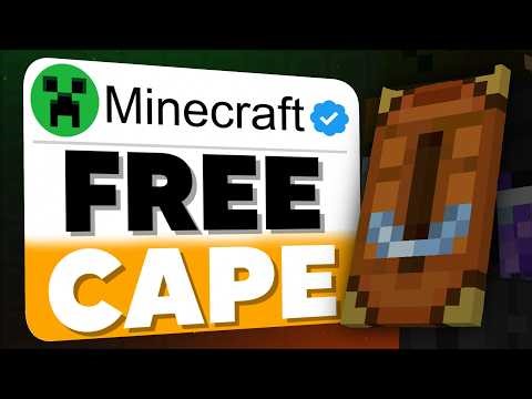 How To Get The NEW Free Crafter Minecraft Cape (Java and Bedrock)