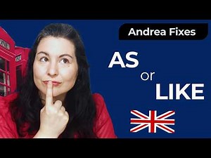 How to remember the difference between LIKE and AS ⭐: Must Know for Fluent English