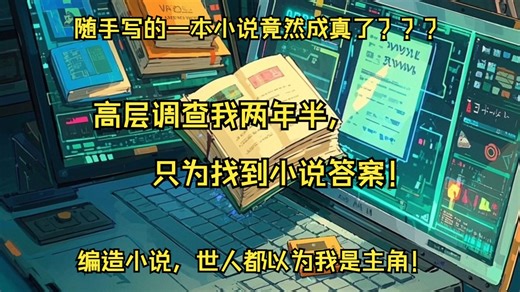 【免费看超长】获得小说成真系统，你随手编造的一本小说竟然成真了？高层以为你的小说是世界预言，全国人民找你只为找到小说最后的答案！