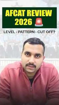 AFCAT 2026 Review 🚨 Level, Pattern & Cut Off Explained by Nimbus 💯