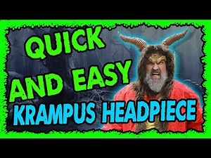 Quick And Easy Krampus Headpiece