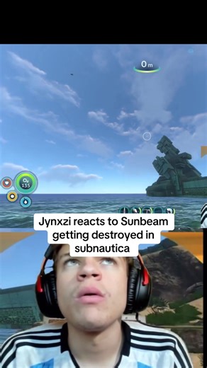 Jynxzi sees sunbeam getting destroyed #jynxzi #jynxziedit #jynxziclips #subnautica #sunbeam #jynxzifunnymoments @Jynxzi