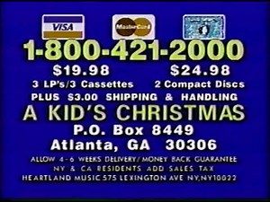 Heartland Music Ad - A Kid's Christmas (1991)