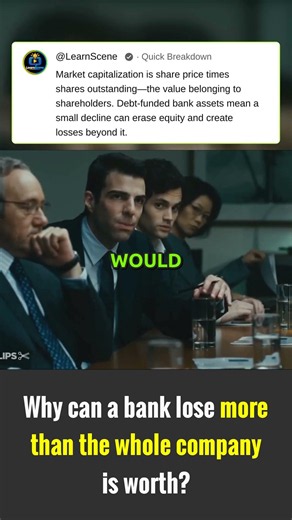 How Can a Bank Lose More Than the Whole Company Is Worth? | Margin Call (2011)