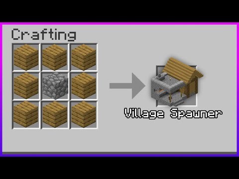 Minecraft, but Structures are Craftable!