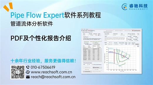 Pipe Flow Expert PDF及个性化报告介绍（双语字幕）