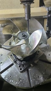 11 reactions | CNC 5-Axis controller drives all five axes simultaneously to generate complex tool paths, such as the shape of turbine impeller. #5aixs #cnc #machine #complex #impeller #advanced #axe #simultaneous #tool #path #shape #turbine #controller | SYNE Machines | Facebook