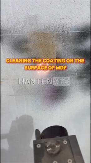Laser cleaning of MDF? Zero damage, removes only dirt! [Wood-friendly cleaning] Are you afraid of water and sanding MDF? See how we use a pulsed laser cleaning machine to safely and efficiently remove paint, stains, or coatings from the surface of MDF. No burning, no damage to the substrate, perfectly preserving the original texture! ✨ #MDFCleaning #NonDestructiveCleaning #LaserCleaning #woodCleaning #lasercleaningmachine #WoodFriendly #PaintRemoval #hantencnc | Jinan Hanteng Laser Technology Co