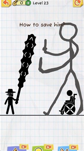 how to save him ll #drawing #funny #trending #games #comedy