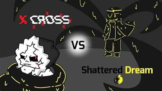 Shattered! Dream Vs Cross! Sans [200 sub Animation]