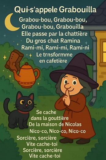La sorcière Grabouilla : histoire magique pour enfants