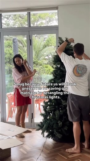 G E M M A P E A N U T on Instagram: "But not as smug as everyone sliding into my DMs telling me to invest in a pre-lit tree 🎄🤭 Maybe 2026 will be our year?"