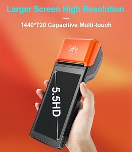 [Hot Item] 2g&3G&4G 7.7V/3000mAh Android 13 Terminal Mobile Intelligent de Point de Vente Portable avec 58mm Imprimante Thermique H10