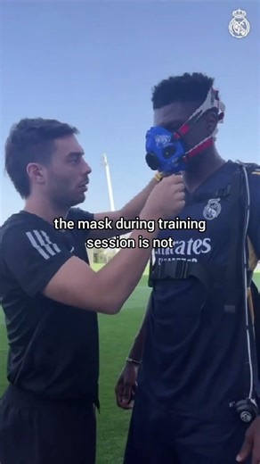 The Reason Why Real Madrid Players Wear A Mask During Training ? #shorts