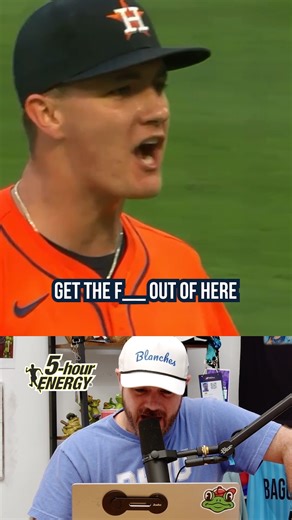 Hunter Brown tells a mad Zach Neto that he got hit because he’s standing on the plate, a breakdown #mlb #baseball #sports #angels #astros | Jomboy Media