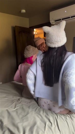 Wedgie girls jumped on the bed #wedgie