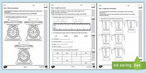 Year 5 Measurement Assessment Pack