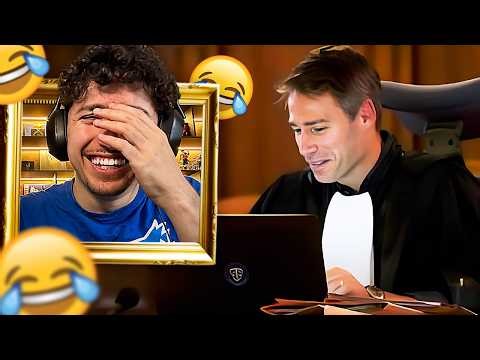 EVEN THE JUDGE DIED OF LAUGHTER (Facing the judge)