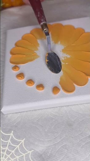 Creating Spooky Halloween Texture Art with Paint